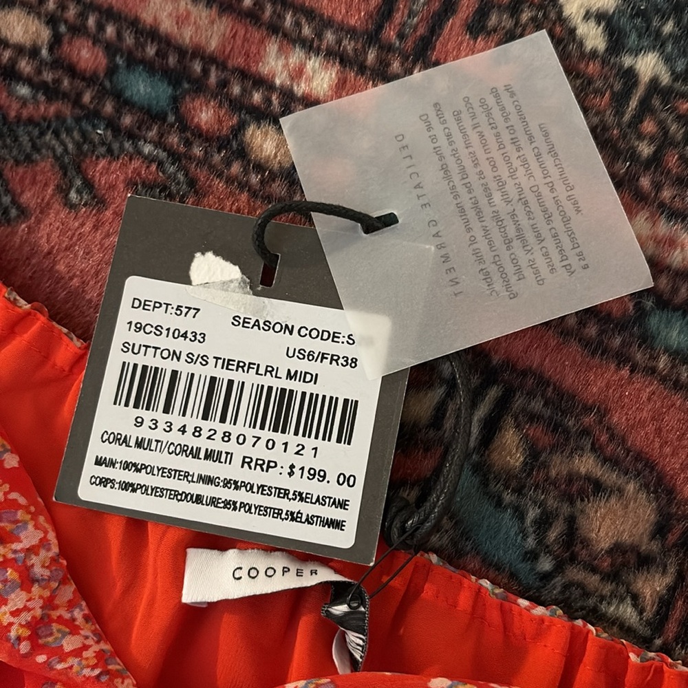 NWT Cooper St Sutton Tiered Midi Dress - Picture 4 of 10